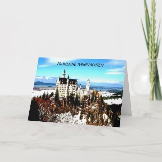 FROHLICHE WEIHNACHTEN... (VROLIJK KERSTFEEST) FEESTDAGEN KAART (Voorkant)