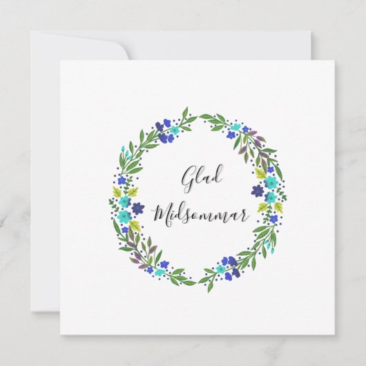 Fröhlicher Mittsommer Kaart (Voorkant)