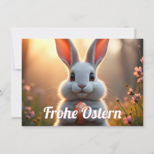 Fröhlicher Osterhase im Zauber des Frühlings (Voorkant)