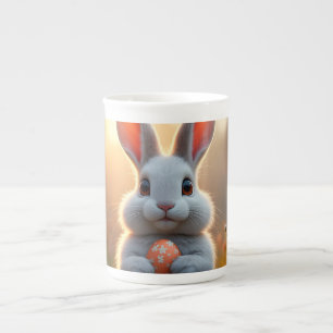 Fröhlicher Osterhase im Zauber des Frühlings Porselein Kop
