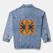 Fröhlicher Taco-Freund  Denim Jacket (Achterkant)