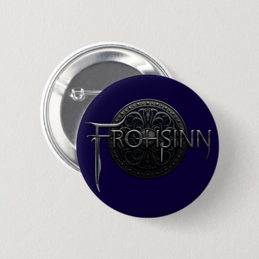Frohsinn Logo Ronde Button 5,7 Cm (Voorkant /achterkant)