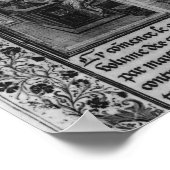 Froissart schrijft zijn chronicum poster (Hoek)