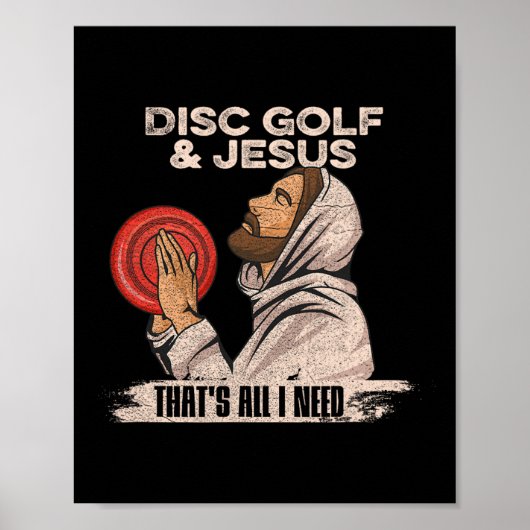 Frolf citaat voor een discgolfcoach  poster (Voorkant)