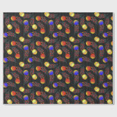 Frolf - Flaming Disc Golf Cadeaupapier (Vlak)