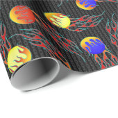 Frolf - Flaming Disc Golf Cadeaupapier (Rol Hoek)