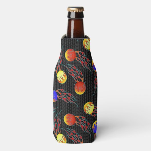 Frolf - Flaming Disc Golf Flesjeskoeler (Fles Voorkant)