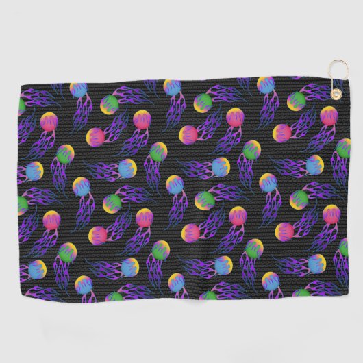 Frolf - Vlamschijf Golfhanddoek (Horizontaal)