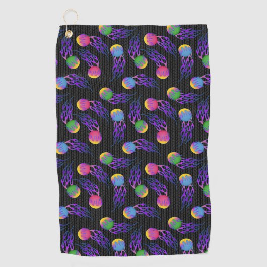 Frolf - Vlamschijf Golfhanddoek (Voorkant)