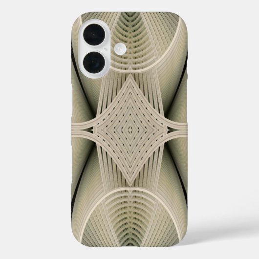 Frolic Abstracte Art Deco Hourglass Case-Mate iPhone Case (Achterkant)