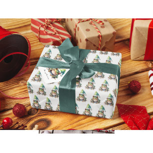 Frolic Christmas Frog Cadeaupapier