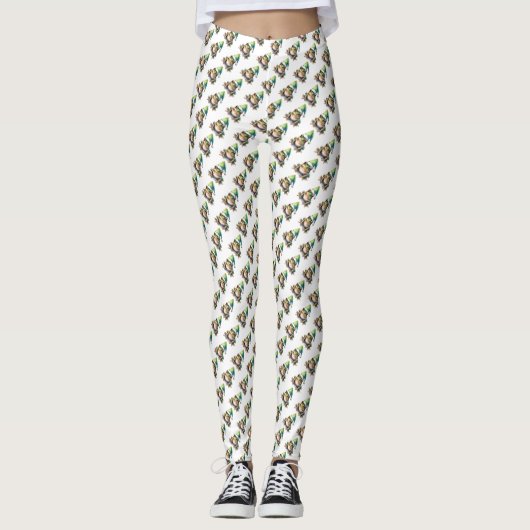 Frolic Christmas Frog Leggings (Voorkant)