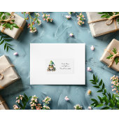 Frolic Christmas Frog, op maat Etiket