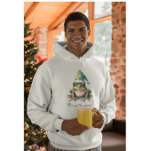 Frolic Christmas Frog, op maat Hoodie