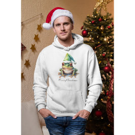 Frolic Christmas Frog, op maat Hoodie