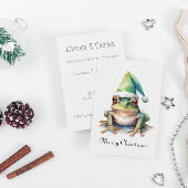 Frolic Christmas Frog, op maat Kaart