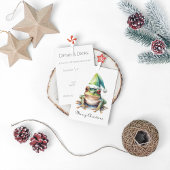 Frolic Christmas Frog, op maat Kaart
