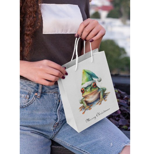 Frolic Christmas Frog, op maat Medium Cadeauzakje