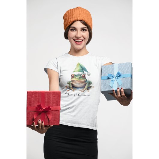 Frolic Christmas Frog, op maat T-shirt