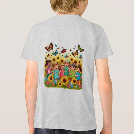 Frolic in velden Tri-Blend shirt (Achterkant)