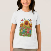 Frolic in velden Tri-Blend shirt (Voorkant)