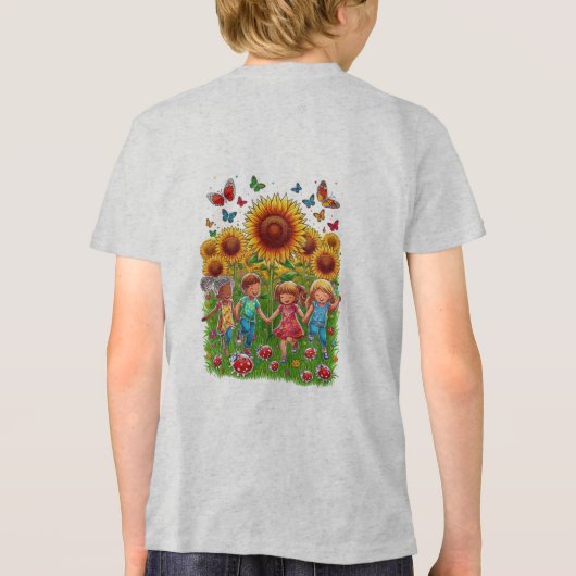 Frolic in velden Tri-Blend shirt (Achterkant)