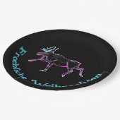 Froliche Weihnachten - Electric Moose Papieren Bordje (Gekanteld)