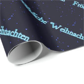 Froliche Weihnachten op Starfield Cadeaupapier (Rol Hoek)
