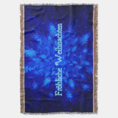 Froliche Weihnachten - Snowburst Deken (Voorkant Verticaal)