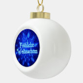 Froliche Weihnachten - Snowburst Keramische Bal Ornament (Rechts)