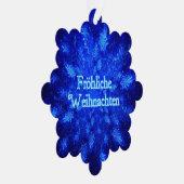 Froliche Weihnachten - Snowburst Ornament Kaart (Rechts)