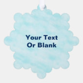 Froliche Weihnachten - Snowburst Ornament Kaart (Achterkant)