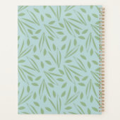 Frolicking in het gebladerte: groen op lichtgroen planner (Achterkant)