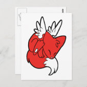 Frolicsome Flying Fox Briefkaart (Voorkant / Achterkant)