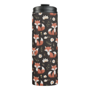 "Frolicsome Foxes" Thermosbeker
