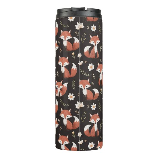 "Frolicsome Foxes" Thermosbeker (Achterkant)