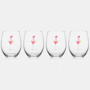 Frolijke Cocktail Drinkware, Meisjes Avond Bar Kar Wijnglas Zonder Voet