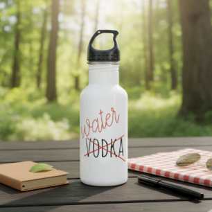 Frolijke Niet Vodka Drinkende Waterfles Humor