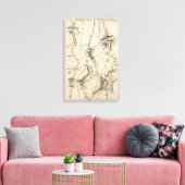 From Annapolis to New Kent Courthouse 74 Canvas Afdruk (Insitu (Woonkamer))