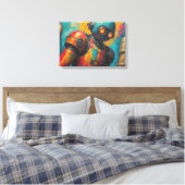 From Another World-6 Canvas Afdruk (Insitu (Slaapkamer))