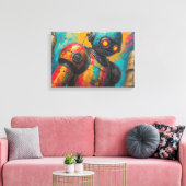 From Another World-6 Canvas Afdruk (Insitu (Woonkamer))