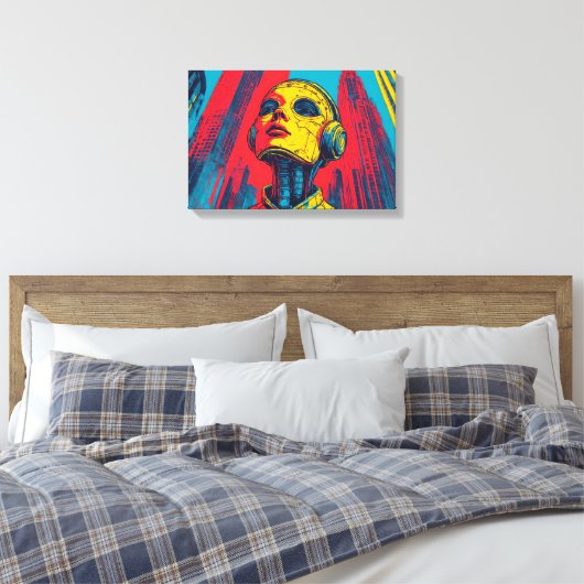 From Another World-7 Canvas Afdruk (Insitu (Slaapkamer))