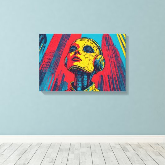 From Another World-7 Canvas Afdruk (Insitu (Houten vloer))