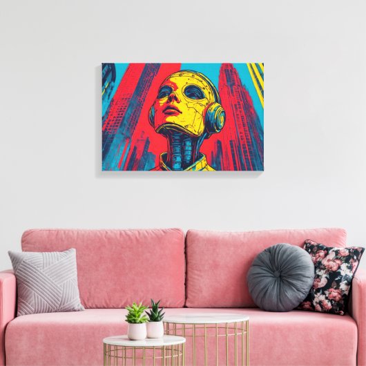 From Another World-7 Canvas Afdruk (Insitu (Woonkamer))