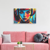 From Another World-8 Canvas Afdruk (Insitu (Woonkamer))