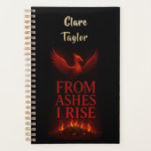 From Ashes I Rise – Phoenix Personalized Planner (Voorkant)