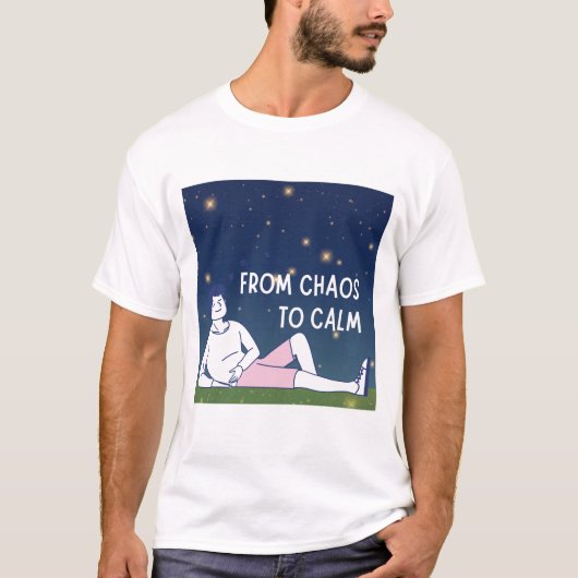 From Chaos to Calm – Emotional Healing Artwork T-shirt (Voorkant)