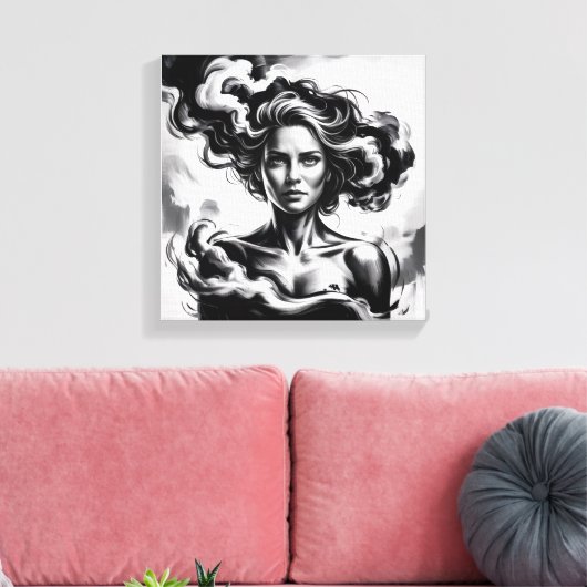 From Darkness, Power Canvas Afdruk (Insitu (Woonkamer))