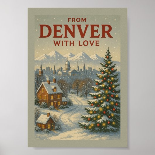 From Denver With Love Christmas Poster  (Voorkant)