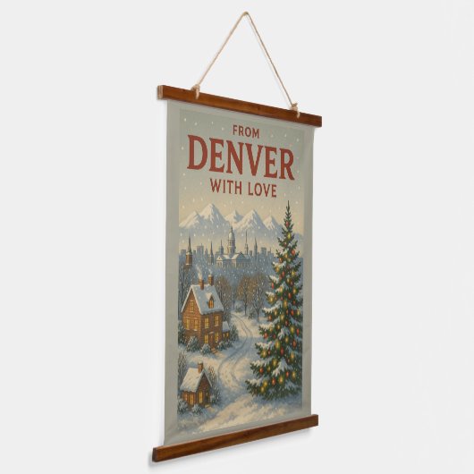 From Denver With Love Holiday  Hangend Wandkleed (Gebogen)